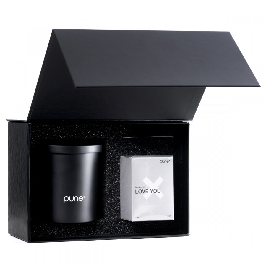 Pune Cosmetics Love you - Gift set (candle + parfum)