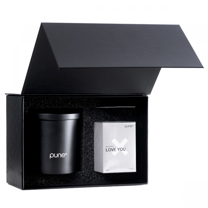 Pune Cosmetics Love you - Gift set (candle + parfum)